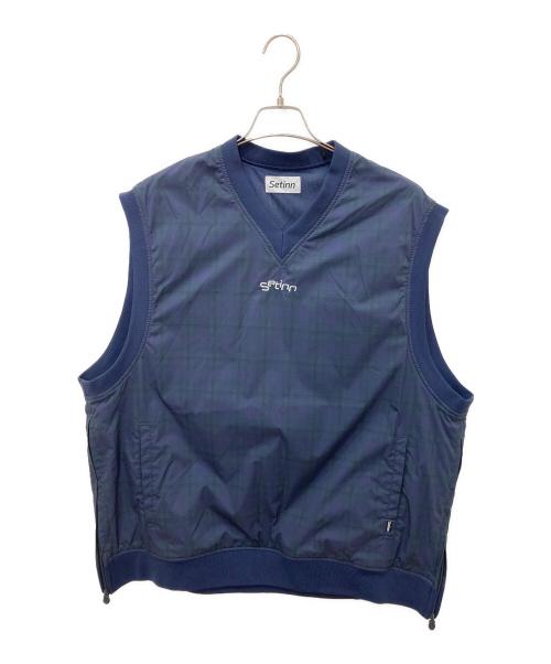 SETINN（セットイン）setinn (セットイン) Trainer Vest ネイビー サイズ:XLの古着・服飾アイテム