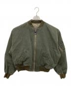 BEAMSビームス）の古着「Fade Bomber Jacket」｜グリーン