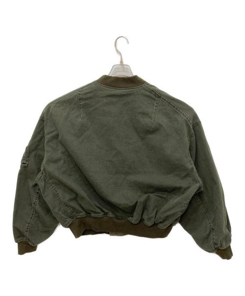 BEAMS（ビームス）BEAMS (ビームス) Fade Bomber Jacket グリーン サイズ:XLの古着・服飾アイテム