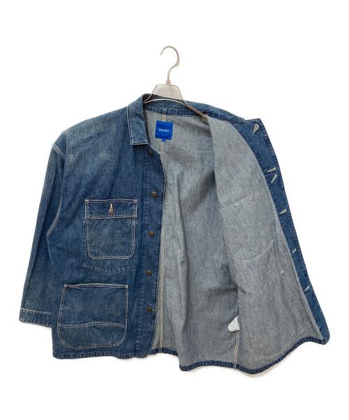 BEAMS（ビームス）BEAMS (ビームス) カバーオール ブルー サイズ:Lの古着・服飾アイテム