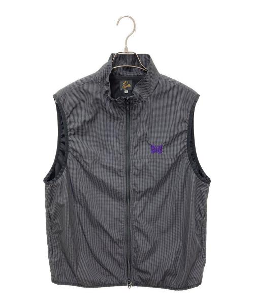 Needles（ニードルズ）Needles (ニードルズ) BEAMS (ビームス) ナイロンリップストップベスト ブラック サイズ:XLの古着・服飾アイテム