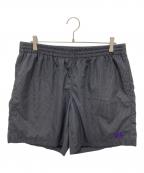 Needles×BEAMSニードルズ×ビームス）の古着「ナイロンリップトップハーフパンツ」｜ブラック