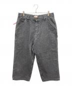 BEAMS JAPANビームスジャパン）の古着「モンスター ストレッチ デニム ペインターパンツ」｜グレー