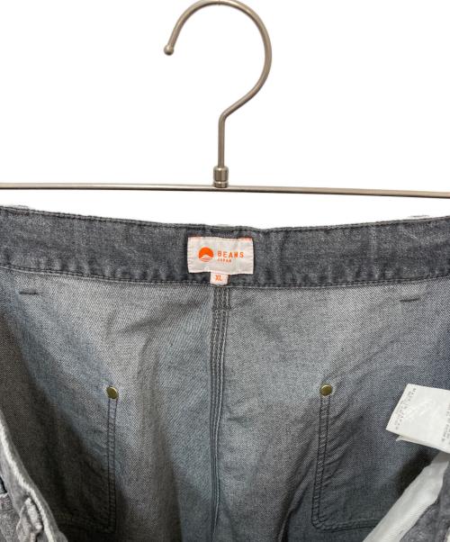 BEAMS JAPAN（ビームスジャパン）BEAMS JAPAN (ビームスジャパン) モンスター ストレッチ デニム ペインターパンツ グレー サイズ:XLの古着・服飾アイテム