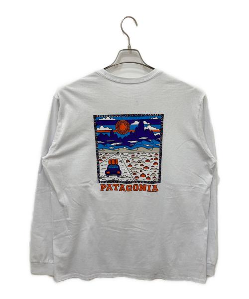 Patagonia（パタゴニア）Patagonia (パタゴニア) カットソー ホワイト サイズ:XLの古着・服飾アイテム