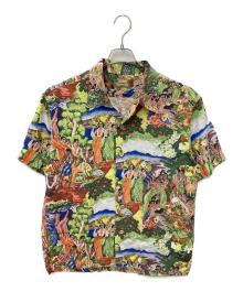 KAMEHAMEHA（カメハメハ）の古着「“ORIGINAL MATSON MENU DESIGN by EUGENE SAVAGE” (SHORT SLEEVE)」｜グリーン