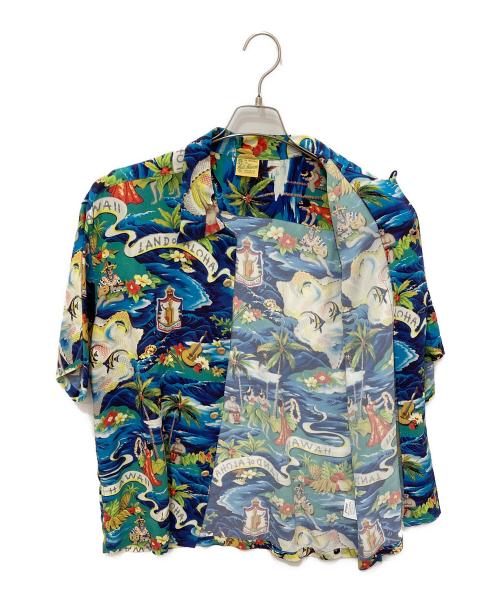 Sun Surf（サンサーフ）Sun Surf (サンサーフ) SPECIAL EDITION “LAND OF ALOHA” ブルー サイズ:XL 未使用品の古着・服飾アイテム