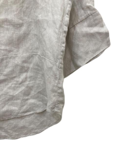 T-MICHAEL（ティーマイケル）T-MICHAEL (ティーマイケル) リネンプルオーバー アイボリー サイズ:Lの古着・服飾アイテム