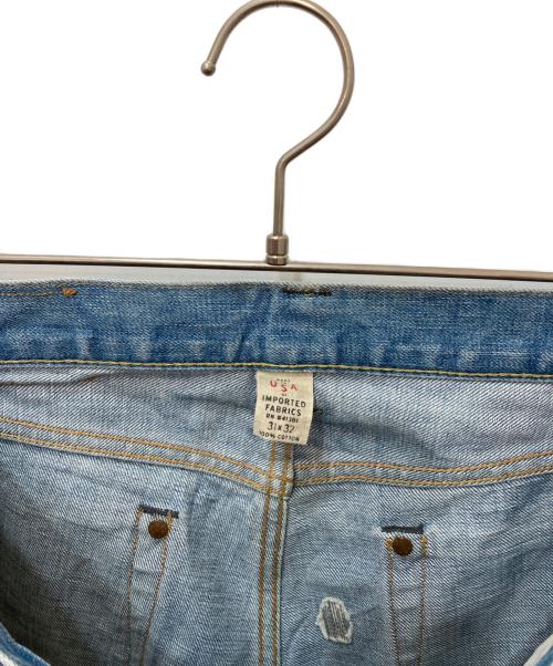 RRL（ダブルアールエル）RRL (ダブルアールエル) SLIM BOOT CUT ダメージ加工デニムパンツ インディゴ サイズ:31の古着・服飾アイテム