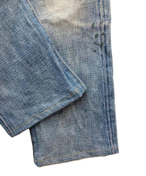 RRL（ダブルアールエル）RRL (ダブルアールエル) SLIM BOOT CUT ダメージ加工デニムパンツ インディゴ サイズ:31の古着・服飾アイテム