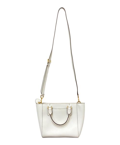 MICHAEL KORS（マイケルコース）MICHAEL KORS (マイケルコース) サンドリン スモール 2WAYバッグ ホワイトの古着・服飾アイテム