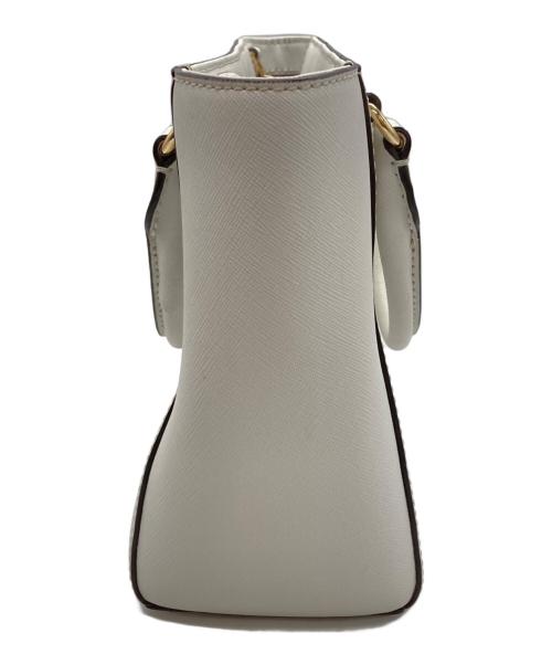 MICHAEL KORS（マイケルコース）MICHAEL KORS (マイケルコース) サンドリン スモール 2WAYバッグ ホワイトの古着・服飾アイテム
