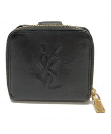 Yves Saint Laurent（イヴサンローラン）の古着「2つ折り財布」｜ブラック