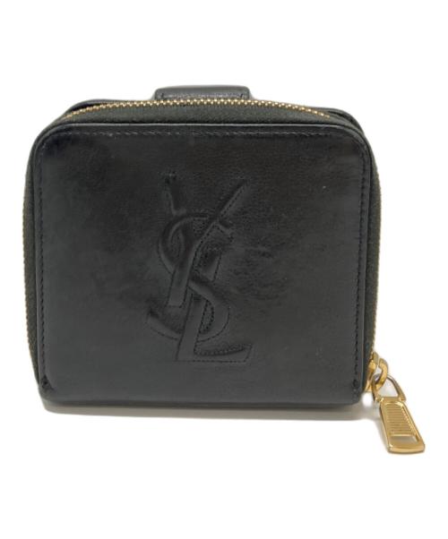Yves Saint Laurent（イヴサンローラン）Yves Saint Laurent (イヴサンローラン) 2つ折り財布 ブラックの古着・服飾アイテム
