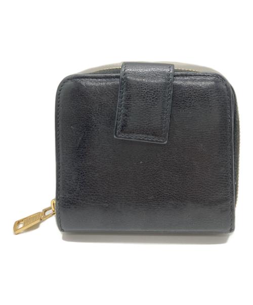 Yves Saint Laurent（イヴサンローラン）Yves Saint Laurent (イヴサンローラン) 2つ折り財布 ブラックの古着・服飾アイテム