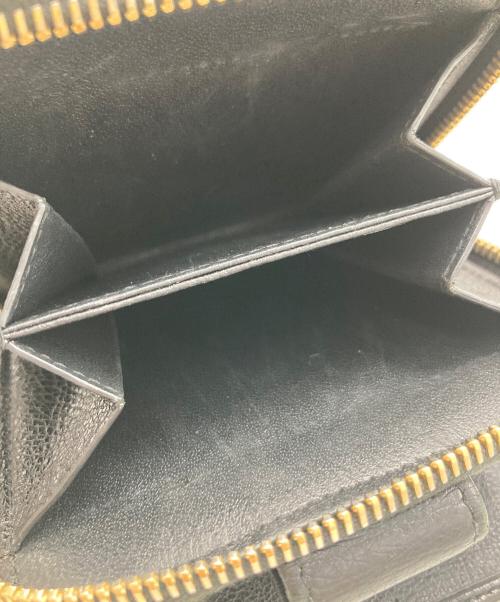 Yves Saint Laurent（イヴサンローラン）Yves Saint Laurent (イヴサンローラン) 2つ折り財布 ブラックの古着・服飾アイテム