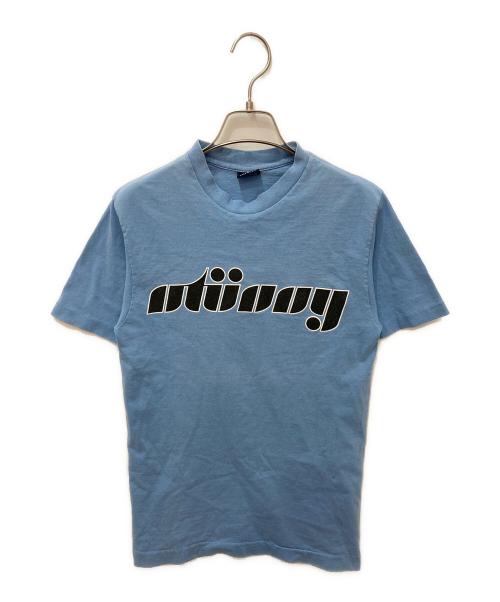 stussy（ステューシー）stussy (ステューシー) プリントTシャツ ブルー サイズ:Sの古着・服飾アイテム