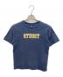 stussy（ステューシー）の古着「半袖スウェット」｜ネイビー