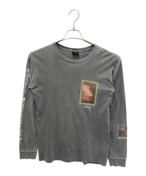 stussy（ステューシー）stussy (ステューシー) ロングスリーブカットソー グレー サイズ:Sの古着・服飾アイテム
