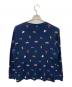 POLO RALPH LAUREN (ポロ・ラルフローレン) 総柄ロングスリーブカットソー ネイビー サイズ:XL：6000円
