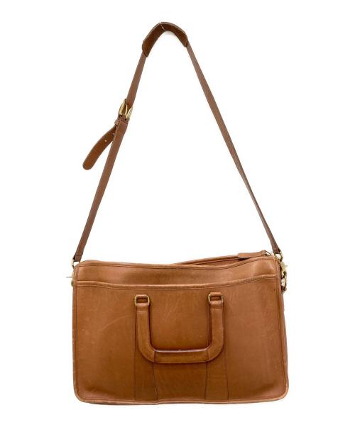 COACH（コーチ）COACH (コーチ) 2WAY クラブタンレザーバッグ ブラウンの古着・服飾アイテム