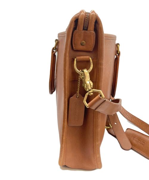 COACH（コーチ）COACH (コーチ) 2WAY クラブタンレザーバッグ ブラウンの古着・服飾アイテム