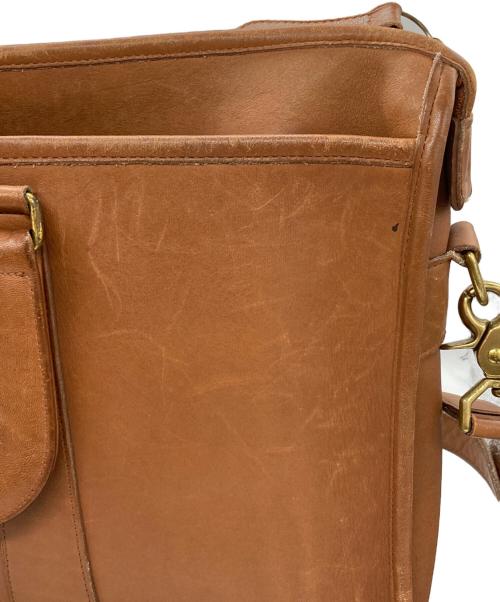 COACH（コーチ）COACH (コーチ) 2WAY クラブタンレザーバッグ ブラウンの古着・服飾アイテム