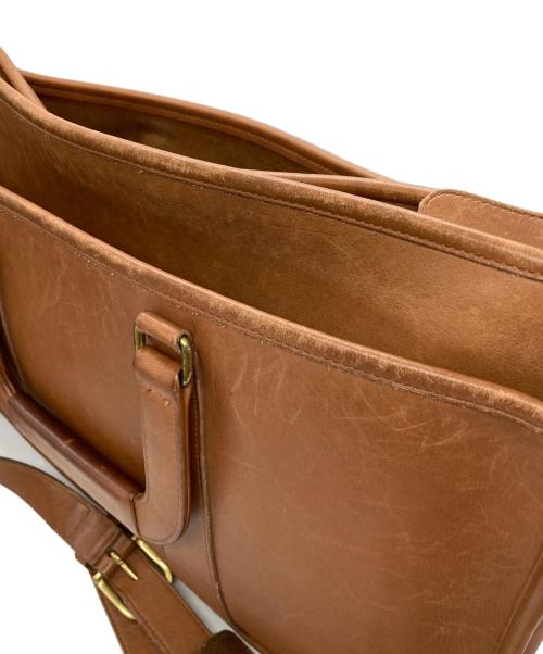 COACH（コーチ）COACH (コーチ) 2WAY クラブタンレザーバッグ ブラウンの古着・服飾アイテム