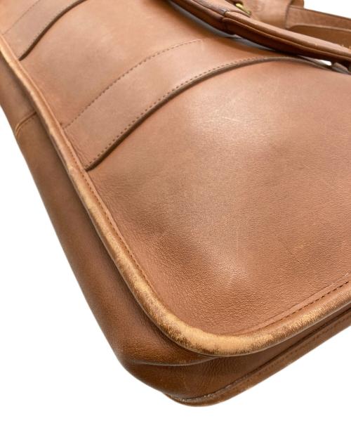 COACH（コーチ）COACH (コーチ) 2WAY クラブタンレザーバッグ ブラウンの古着・服飾アイテム