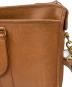 中古・古着 COACH (コーチ) 2WAY クラブタンレザーバッグ ブラウン：8000円