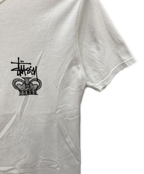 stussy（ステューシー）stussy (ステューシー) ONE WORLD TEE ホワイト サイズ:Lの古着・服飾アイテム