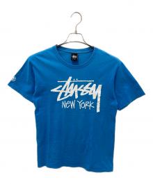 stussy（ステューシー）の古着「プリントTシャツ」｜ブルー