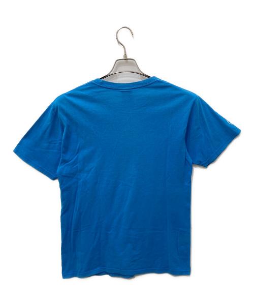 stussy（ステューシー）stussy (ステューシー) プリントTシャツ ブルー サイズ:Mの古着・服飾アイテム