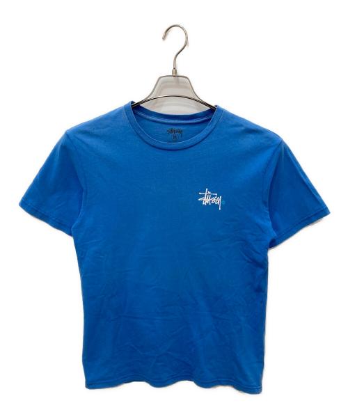 stussy（ステューシー）stussy (ステューシー) プリントTシャツ ブルー サイズ:Ｍの古着・服飾アイテム