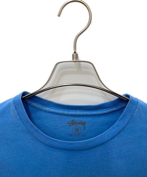 stussy（ステューシー）stussy (ステューシー) プリントTシャツ ブルー サイズ:Ｍの古着・服飾アイテム