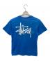 stussy (ステューシー) プリントTシャツ ブルー サイズ:Ｍ：5000円