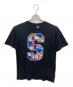 stussyステューシー）の古着「Tシャツ」｜ブラック