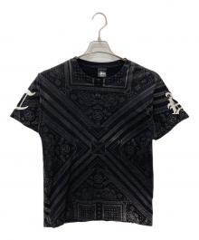 stussy×TREATED CREW（ステューシー）の古着「プリントTシャツ」｜ブラック