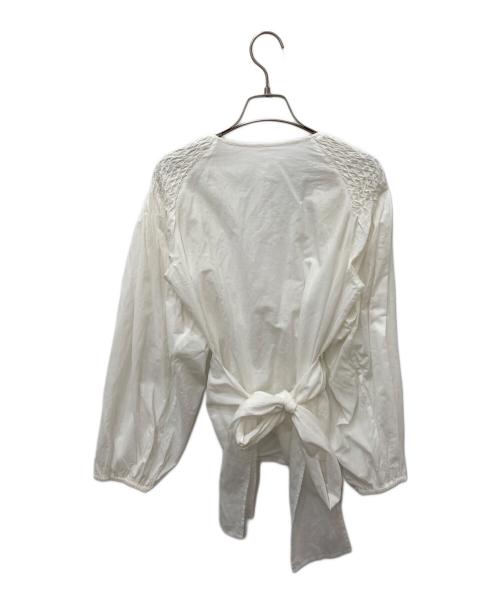 merlette（マーレット）merlette (マーレット) 長袖ブラウス ホワイト サイズ:XSの古着・服飾アイテム