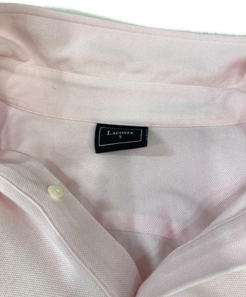 LACOSTE（ラコステ）LACOSTE (ラコステ) ポロシャツ ピンク サイズ:5の古着・服飾アイテム