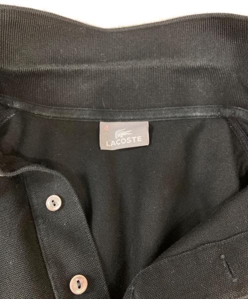 LACOSTE（ラコステ）LACOSTE (ラコステ) ポロシャツ ブラック サイズ:4の古着・服飾アイテム