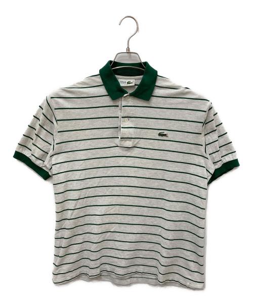 CHEMISE LACOSTE（シュミーズ ラコステ）CHEMISE LACOSTE (シュミーズ ラコステ) ポロシャツ グリーン サイズ:記載なしの為実寸参照の古着・服飾アイテム