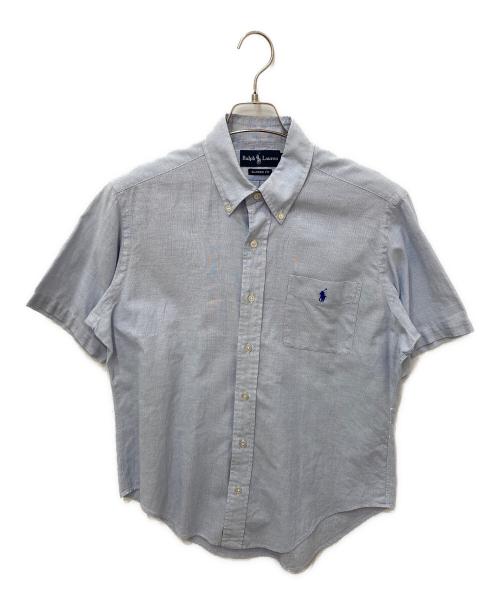 RALPH LAUREN（ラルフローレン）RALPH LAUREN (ラルフローレン) 半袖シャツ ブルー サイズ:Lの古着・服飾アイテム