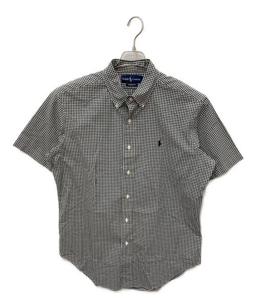 RALPH LAUREN（ラルフローレン）RALPH LAUREN (ラルフローレン) チェックシャツ ブラック×ホワイト サイズ:Lの古着・服飾アイテム