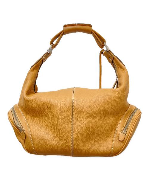 TOD'S（トッズ）TOD'S (トッズ) レザーハンドバッグ ベージュの古着・服飾アイテム