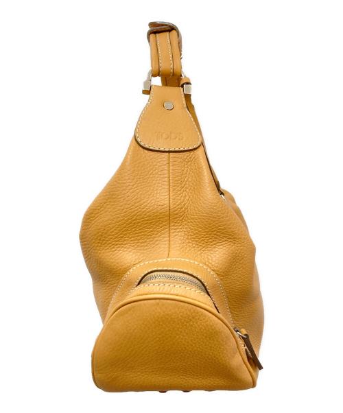 TOD'S（トッズ）TOD'S (トッズ) レザーハンドバッグ ベージュの古着・服飾アイテム