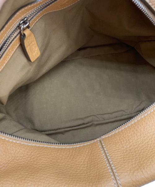 TOD'S（トッズ）TOD'S (トッズ) レザーハンドバッグ ベージュの古着・服飾アイテム