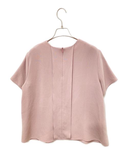 theory luxe（セオリーリュクス）theory luxe (セオリーリュクス) ウォッシャブルショートスリーブTブラウス ピンク サイズ:38の古着・服飾アイテム