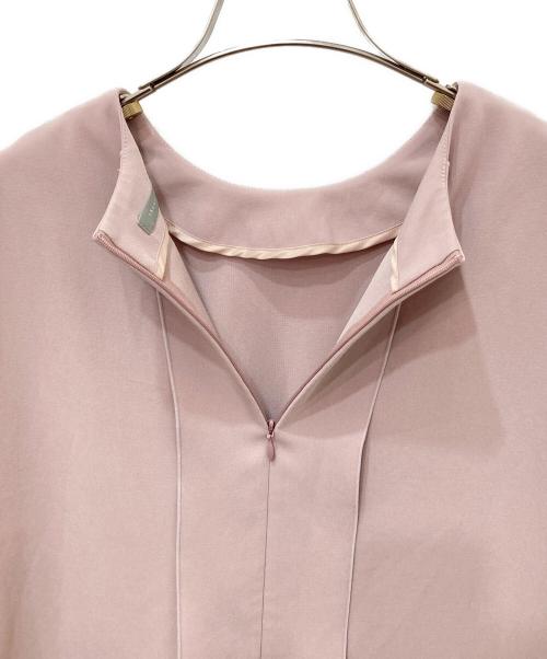 theory luxe（セオリーリュクス）theory luxe (セオリーリュクス) ウォッシャブルショートスリーブTブラウス ピンク サイズ:38の古着・服飾アイテム