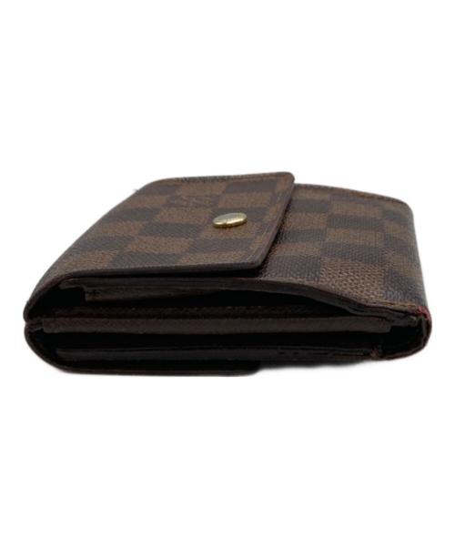 LOUIS VUITTON（ルイ ヴィトン）LOUIS VUITTON (ルイ ヴィトン) 2つ折り財布　ダミエ　ラドロー ブラウンの古着・服飾アイテム